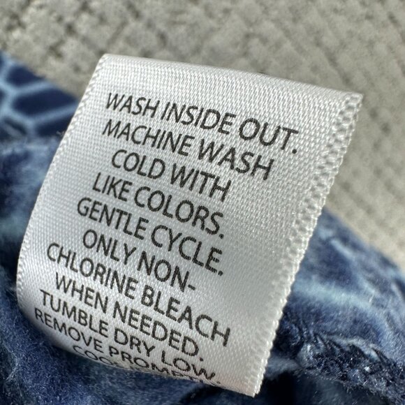 Croft & Barrow Jacket Womens Size Medium Blue Fleece Zip Up Geometric Pockets - Picture 9 of 9